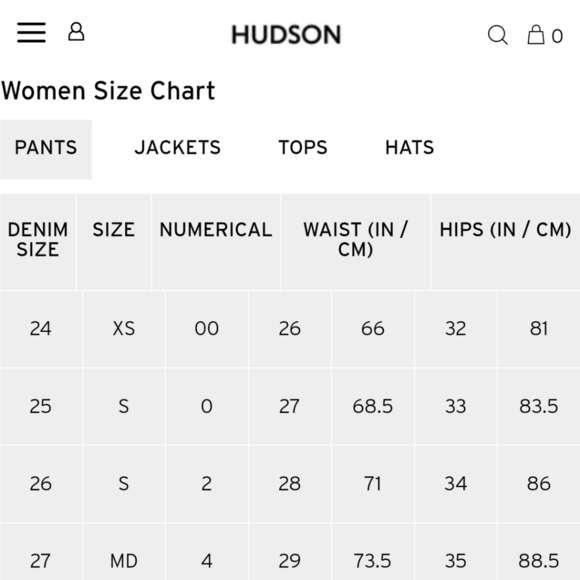 Hudson Nico Straight Jean Size 24 - Picture 16 of 16